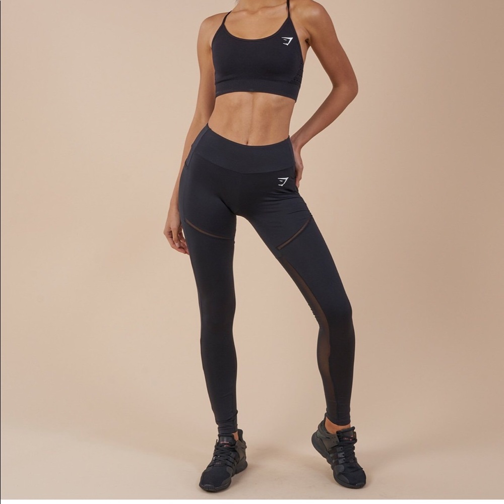 Gymshark black mesh leggings